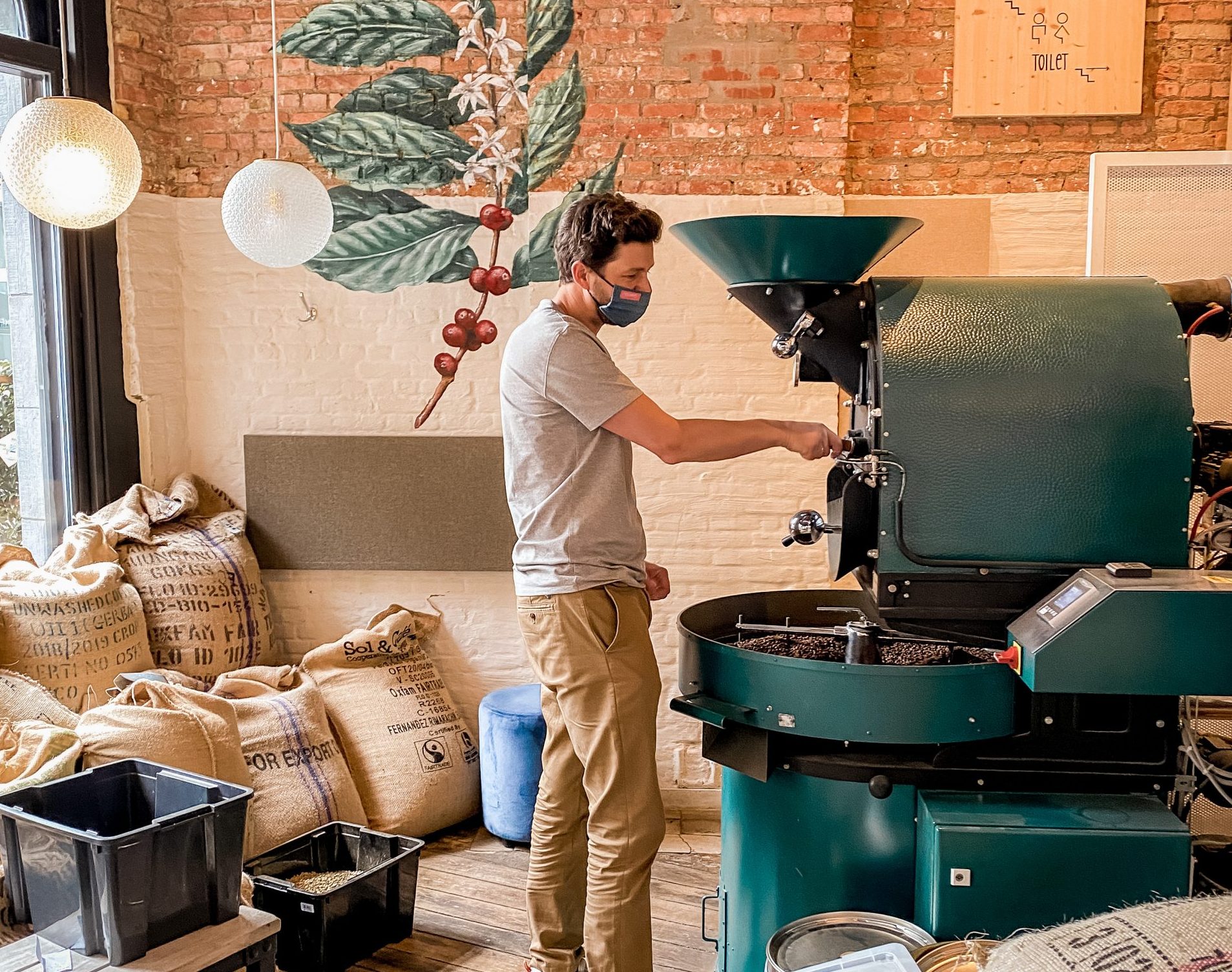 Pieter Claes, ceo and head barista of Madmum Coffee Roasters & Bar